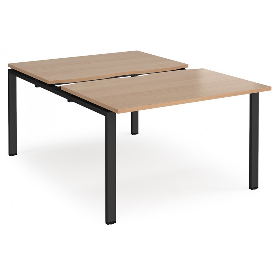 Adapt 1600mm Deep Sliding Top Back to Back Bench Desk